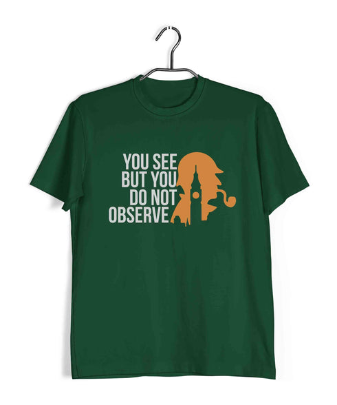 2 You see but do not observe TV Series Casual Graphic Printed T-Shirt for Men